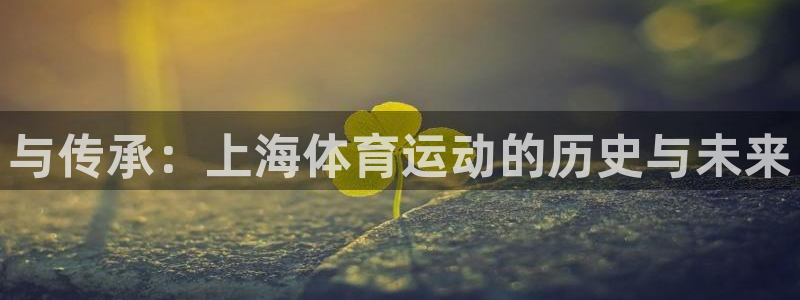 意昂3官网登录：与传承：上海体育运动的历史与未来