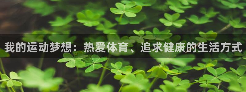 沐鸣官网注册：我的运动梦想：热爱体育、追求健康的生活方式